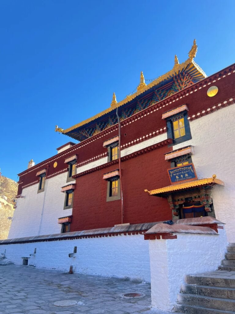 the image is showing an important monastery in lhasa tibet tours, sera monastery