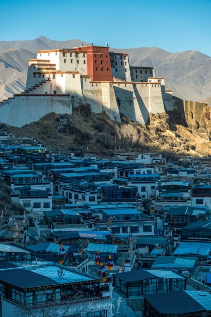 this image is showing a popular destination in tibet - Shigatse