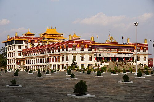 the image presents Drepung Monastery
