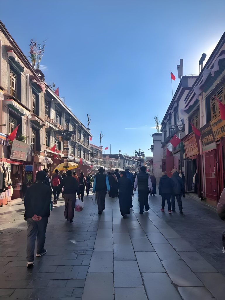 Barkhor Street in Lhasa